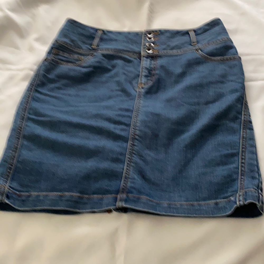 Moda denim pencil skirt